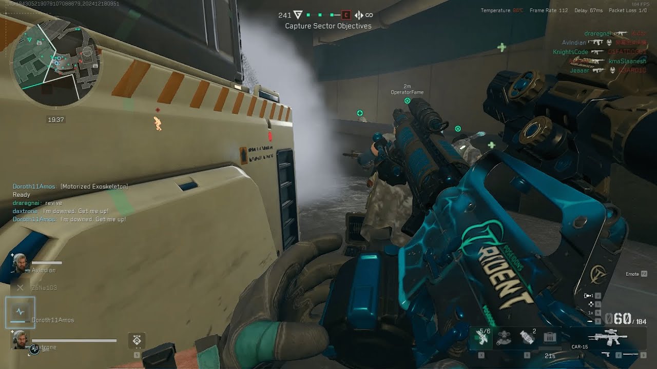 Playing Delta force with all my energy