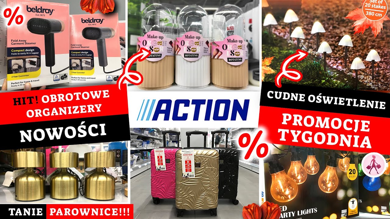 ACTION PROMOCJE -30%! 😱💥 TANIE PAROWNICE 😍 OBROTOWE ORGANIZERY 😍 PROMOCJE 16-22.07 😍