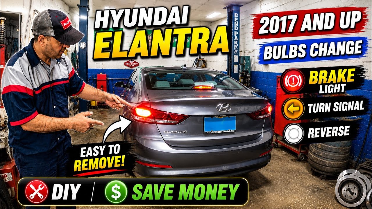 How to replace Light bulbs, turn signal and other bulbs on 2018 Hyundai Elantra