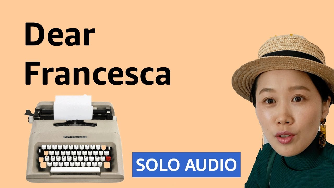 NON TI SENTI MAI SOLA? (solo audio) 📫 👵🏼 | SOOK