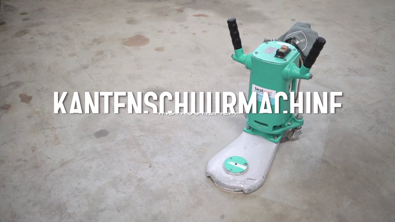Instructiefilm Kantenschuurmachine