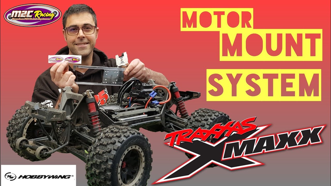M2C 1118 X Series Motor mount system for Traxxas Xmaxx. Unboxing, installation and bash.