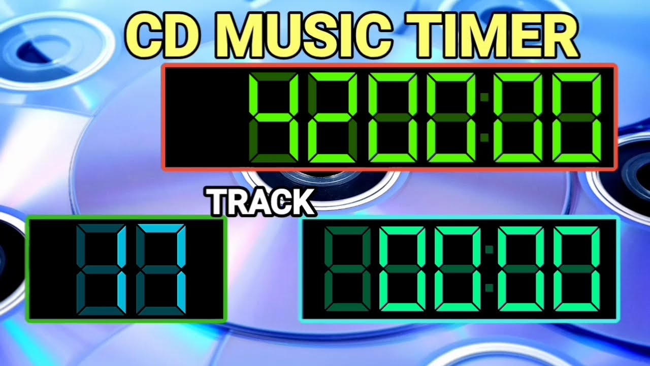 4,200 Seconds = 70 Minutes Countdown (CD Player 17 tracks Simulator) Remix Wheel of Fortune Genesis
