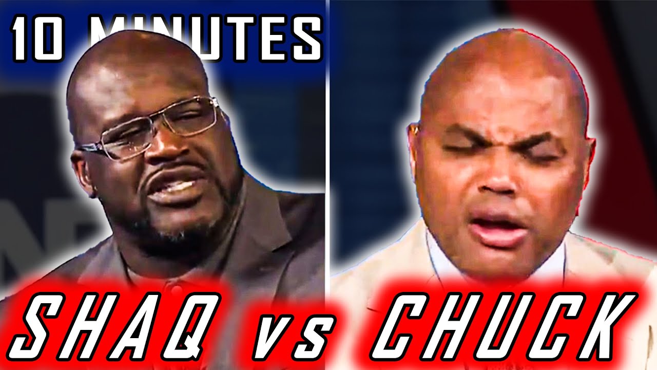 10 MINUTES OF SHAQ AND CHUCK TRYING TO GET EACH OTHER CANCELLED | Inside the NBA Funny Moments