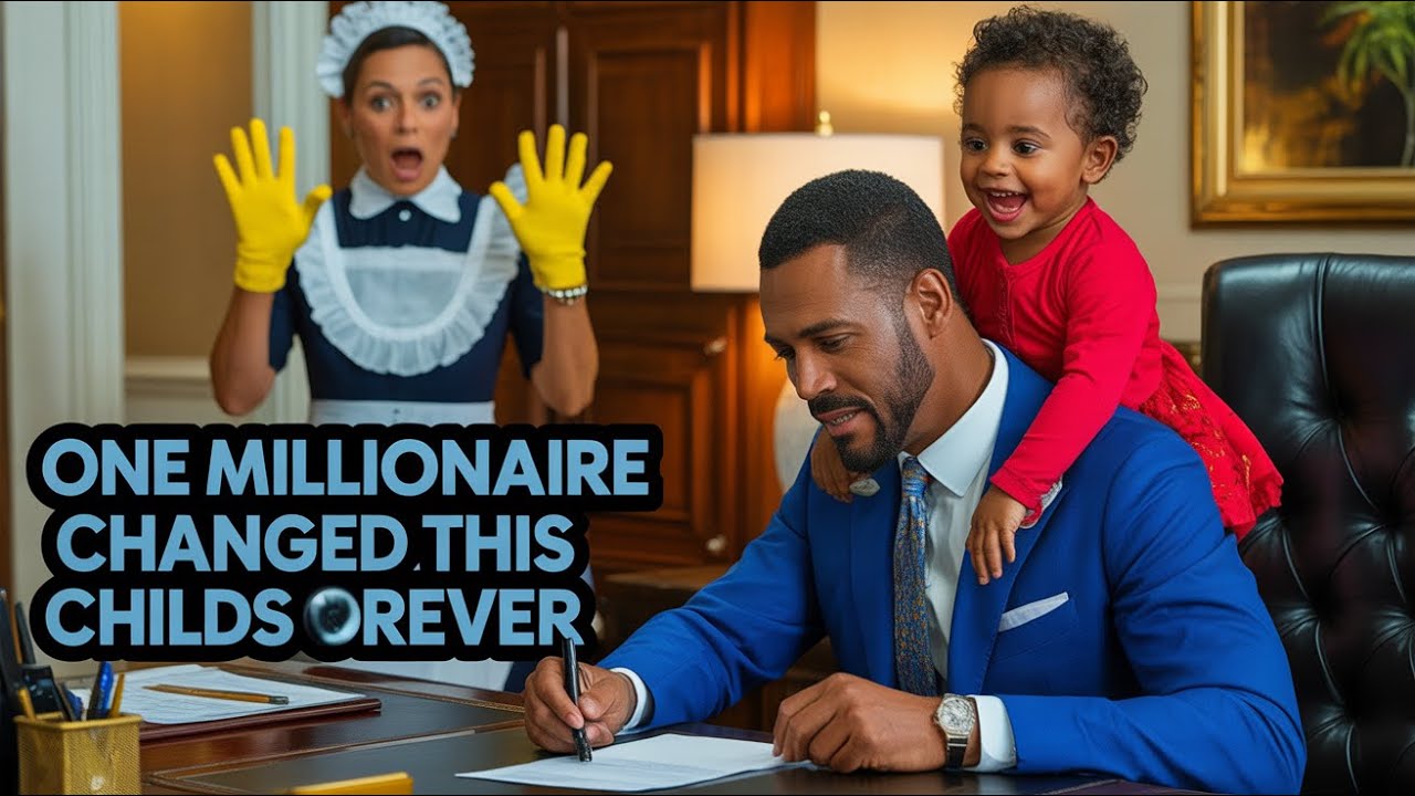 Discover the Incredible Bond: How One Millionaire Transformed a Black Cleaning Lady's Baby's Lif...