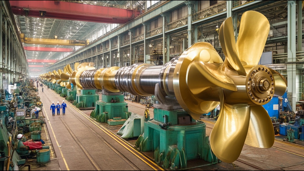 How Large Wartsila Propellers Are Made. The World&rsquo;s Most Powerful Industrial & Agricultural Machines