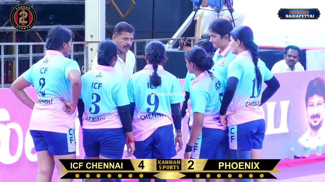 LG-ICF CHENNAI vs PHOENIX TIRUVANNAMALAI @SAIDAPET CHENNAI KABADDI MATCH