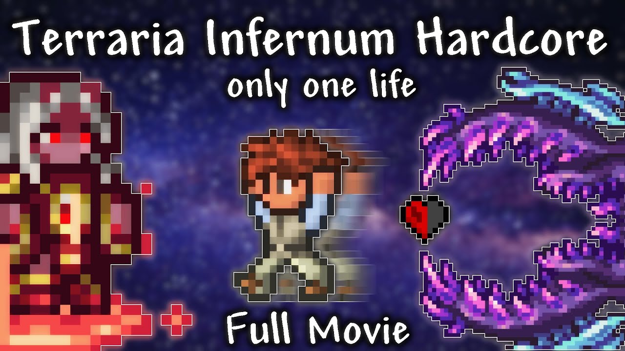 The Terraria Calamity Infernum HARDCORE Experience - Will I Finish It? FULL MOVIE