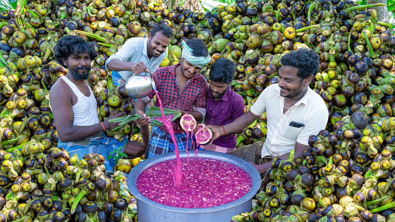TENDER PALMYRA PALM SARBATH | Naturally Made Tender Ice Apple Rose Juice | Summer Drinks