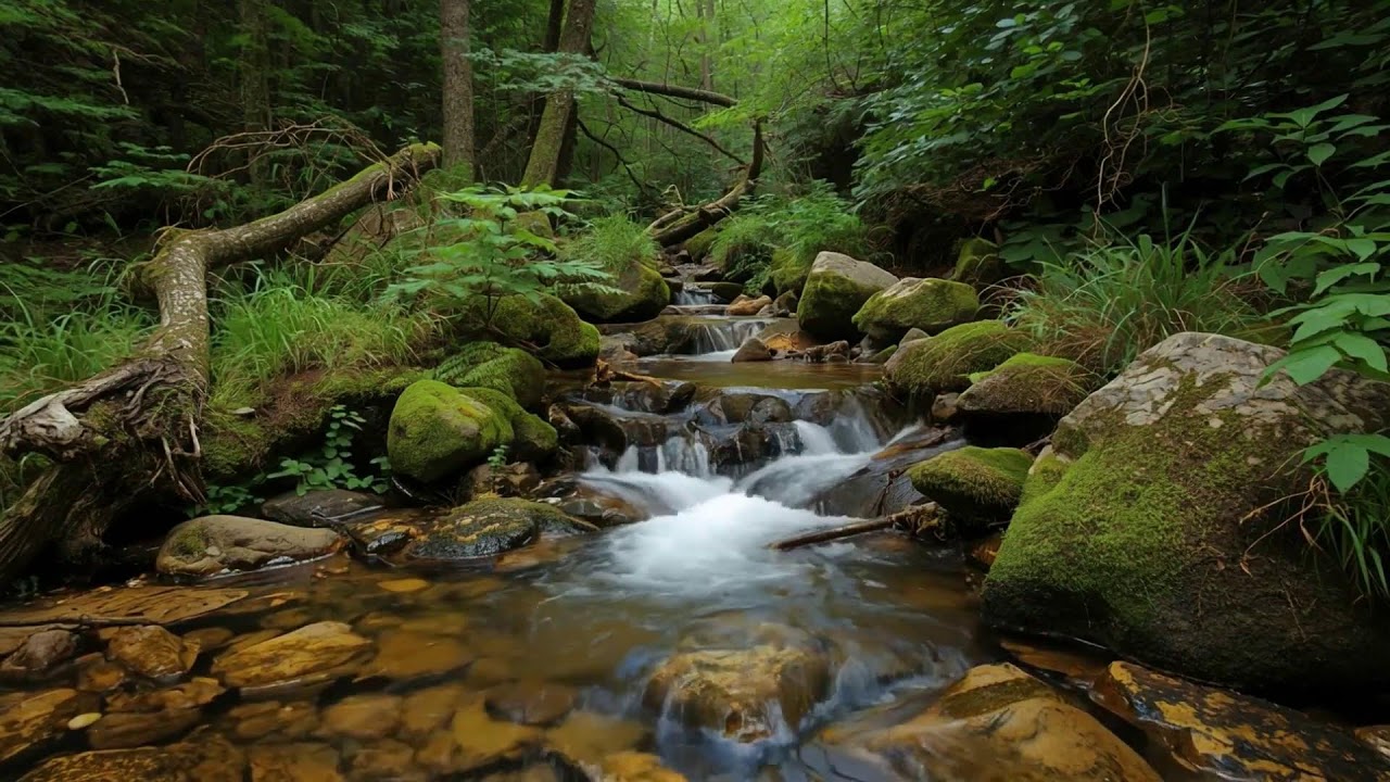 Peaceful Flowing River Sounds for Sleep, Calm and Relaxation