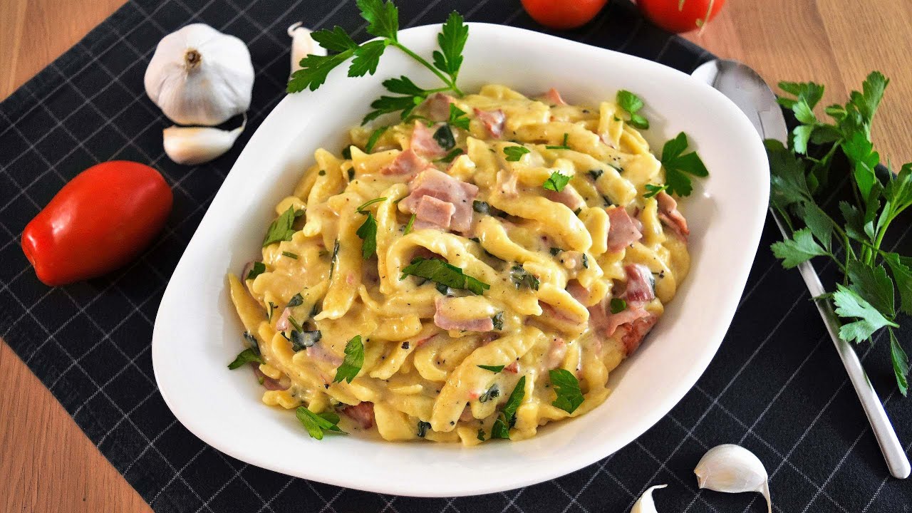 Käse Schinken Sahne Spätzle