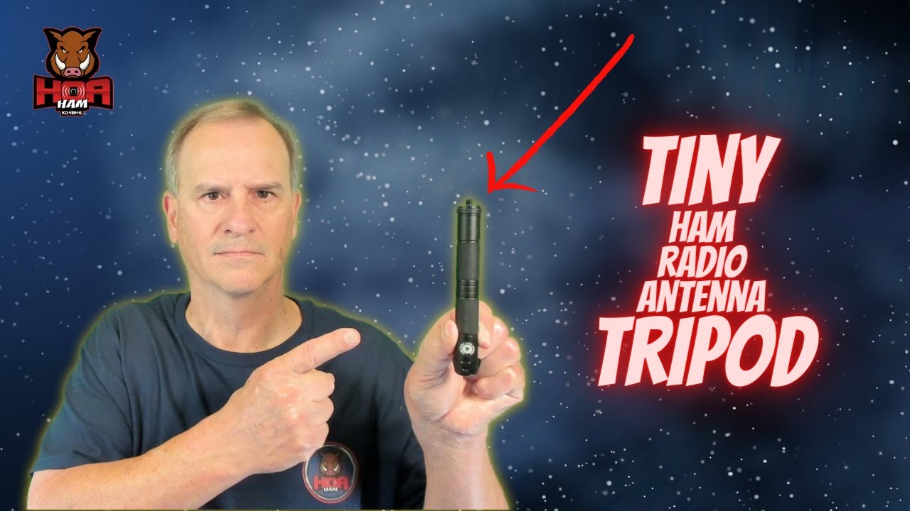 Smallest Ham Radio Antenna Tripod EVER for POTA, SOTA, and EmComm -- The Gabil GRA-GNT 