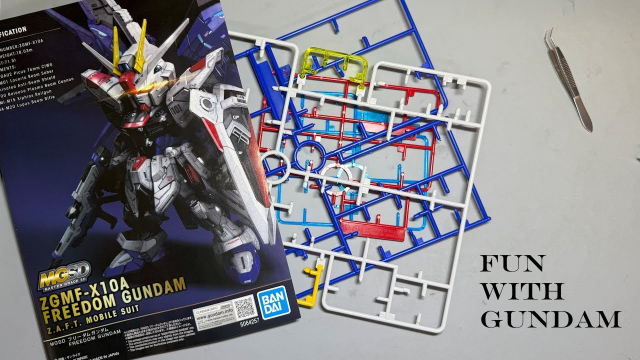 MGSD ZGMF-X10A Freedom Unbox, Build & Review