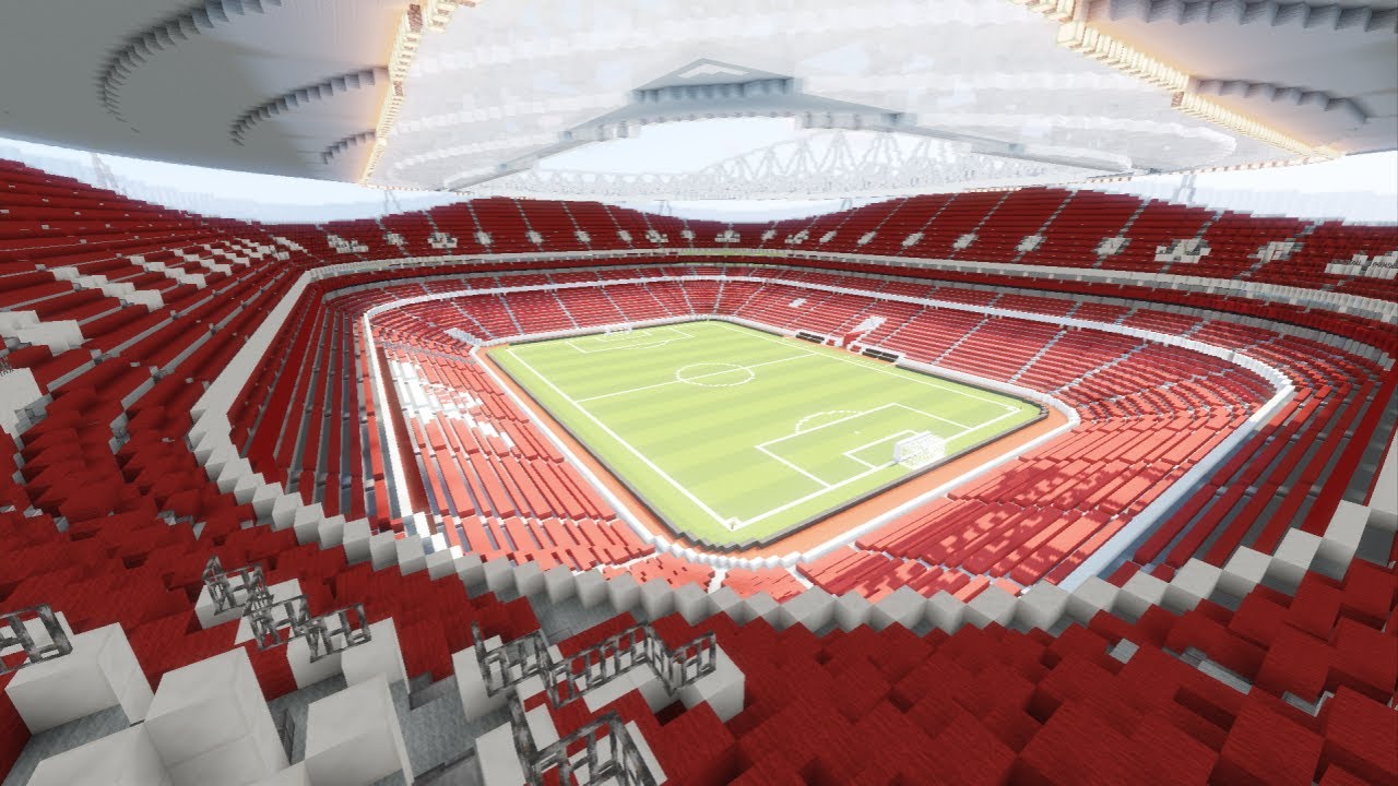 Minecraft Emirates Stadium (Arsenal FC) Timelapse +DOWNLOAD | TheCraftCrusader
