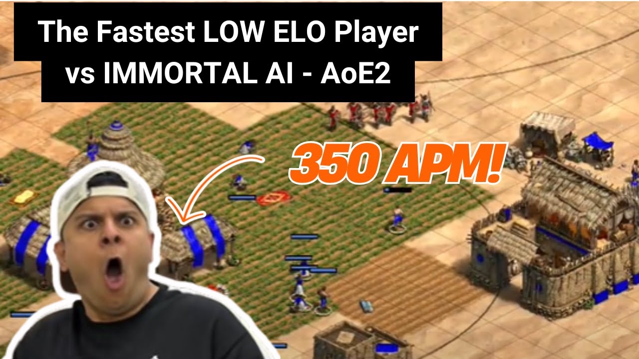 The Fastest Low Elo Legend vs Immortal AI | AoE2
