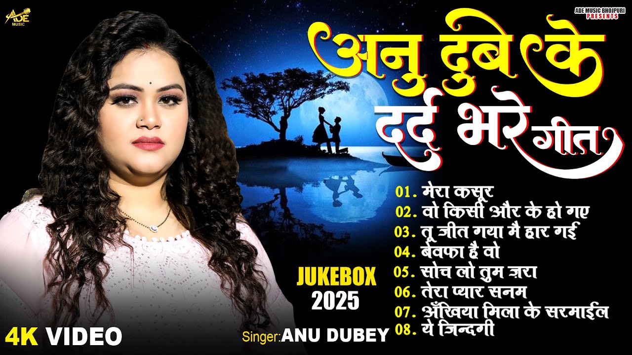 Hindi Sad Songs | अनु दुबे के दर्द भरे गाने | Sad Song Nonstop Jukebox 2025 | मेरा कसूर | Sad Song