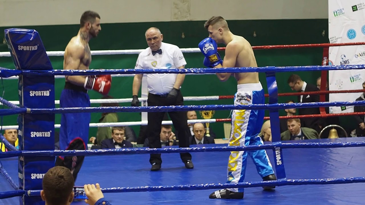 Юрий Хомутяк vs Артём Мельник - Финал Чемпионат Кикбоксинг Одесса 2019.03
