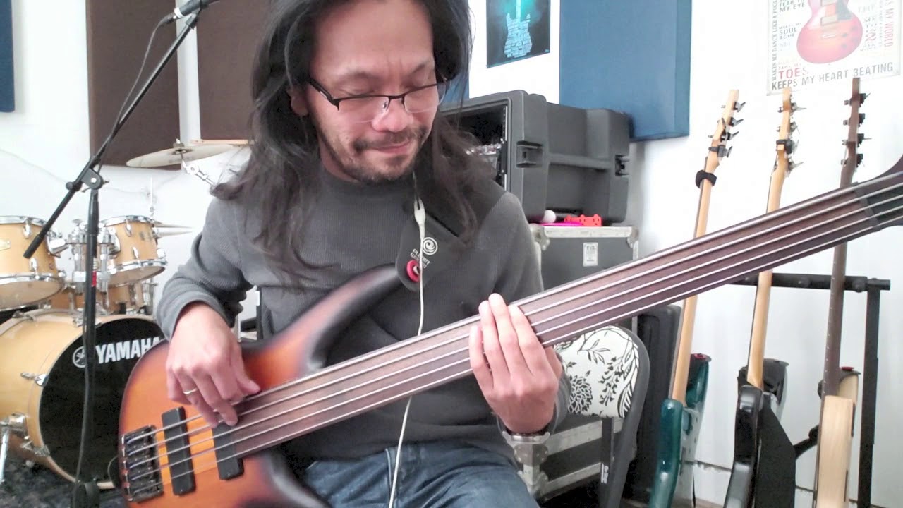 Fretless Fun - D'sound - Sadness (bass cover) -  Ibanez Portamento
