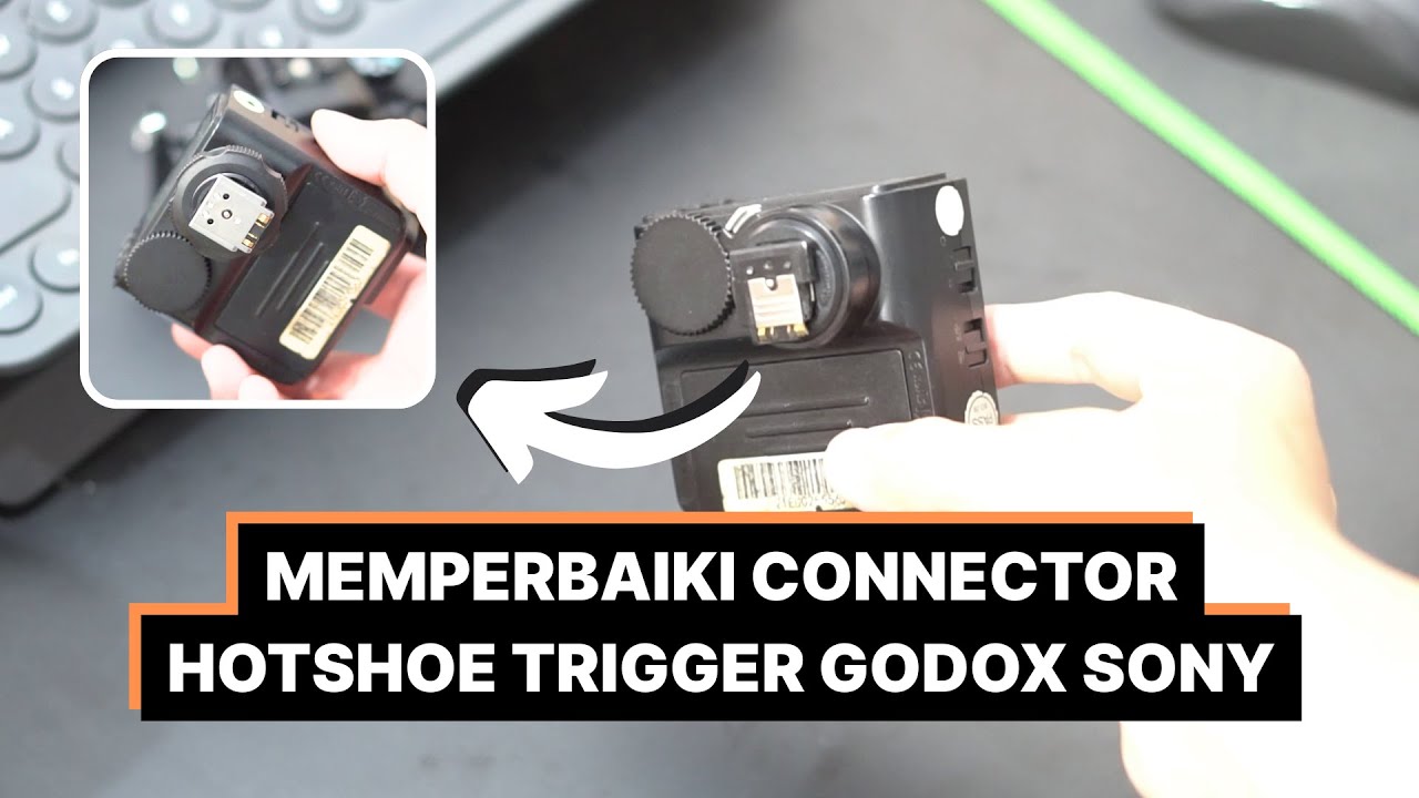 Cara Perbaiki Hotshoe Trigger Godox X2T-S Rusak/Patah - Ganti Dengan Hosthoe Bahan Besi/Upgrade