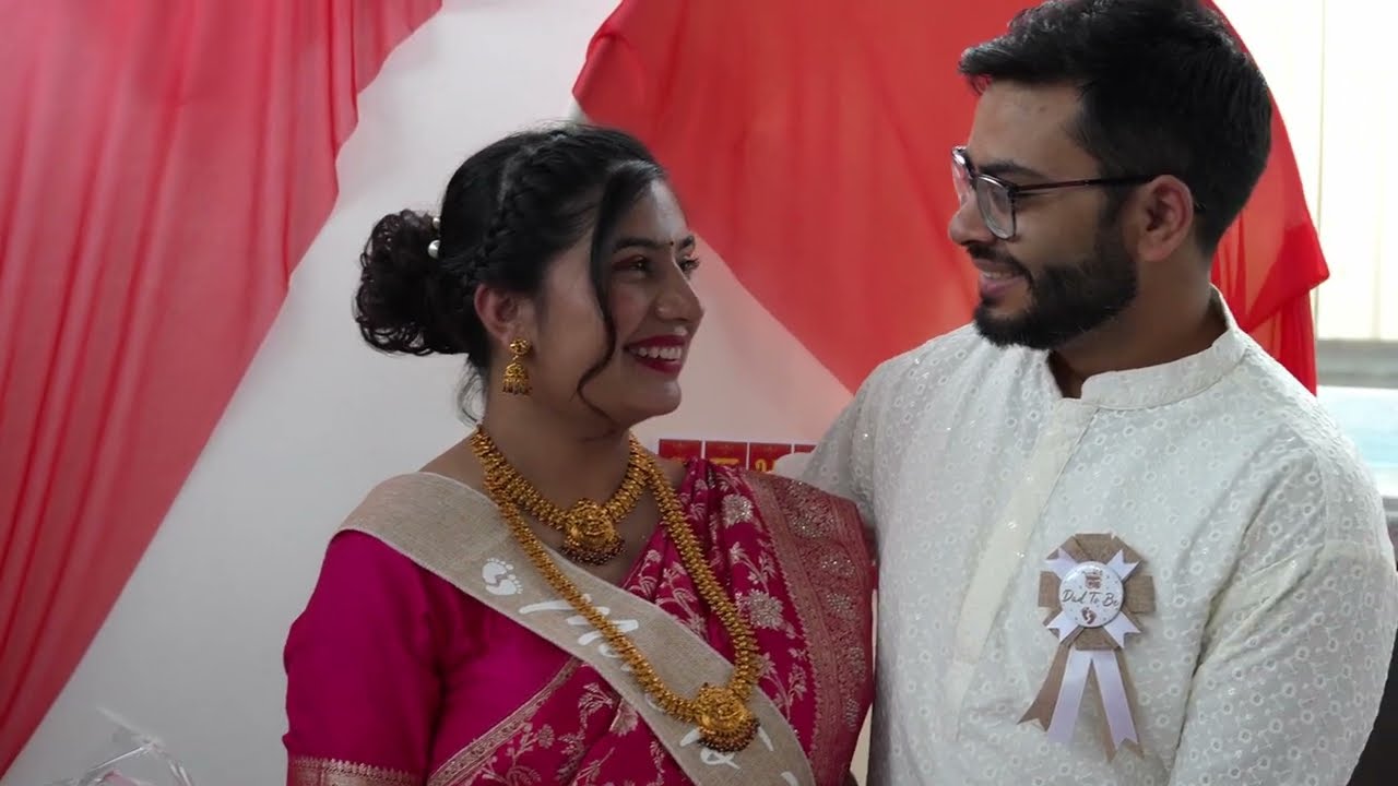 Traditional Nepali Baby Shower | Couple Cinematic Video | Dahi chiura for Shailendra & Aashika