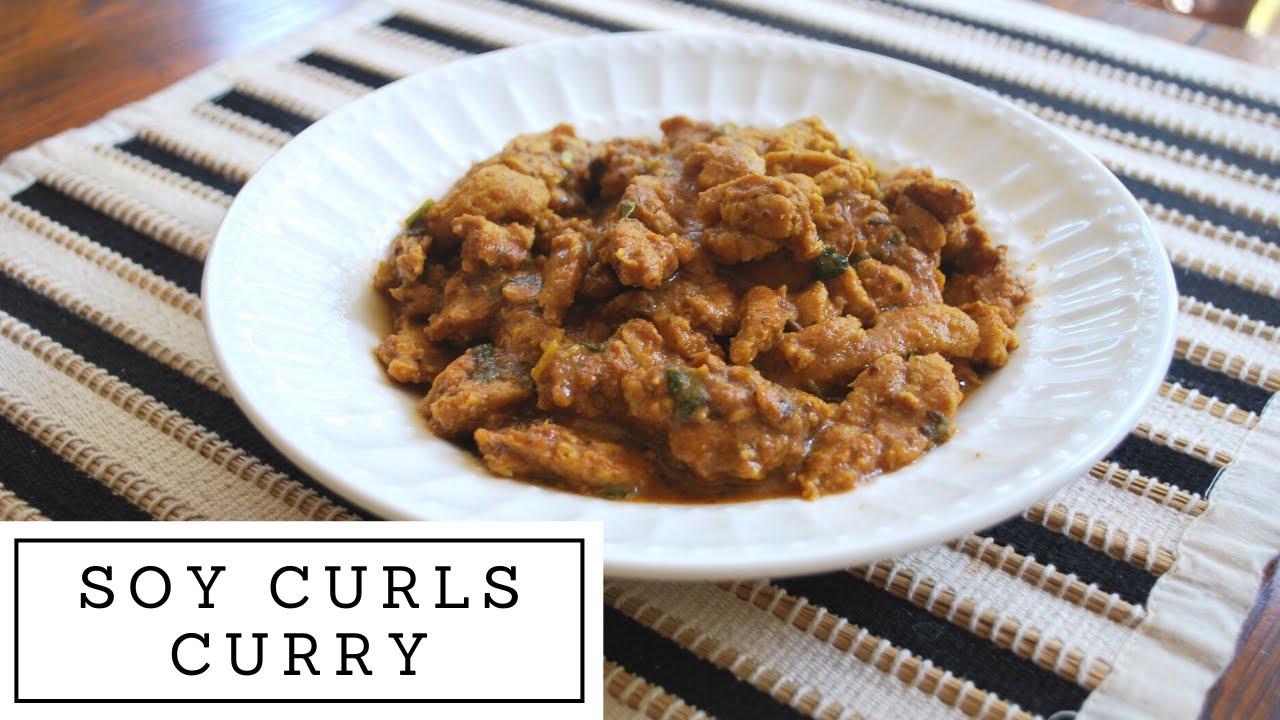 Soy Curls Curry | *VEGAN* | Soya Curls Indian Curry Recipe | Soy curls recipe
