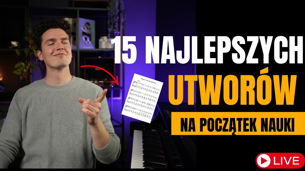 Jakie są NAJLEPSZE UTWORY na początek nauki gry na pianinie? 15 pięknych i prostych utworów!