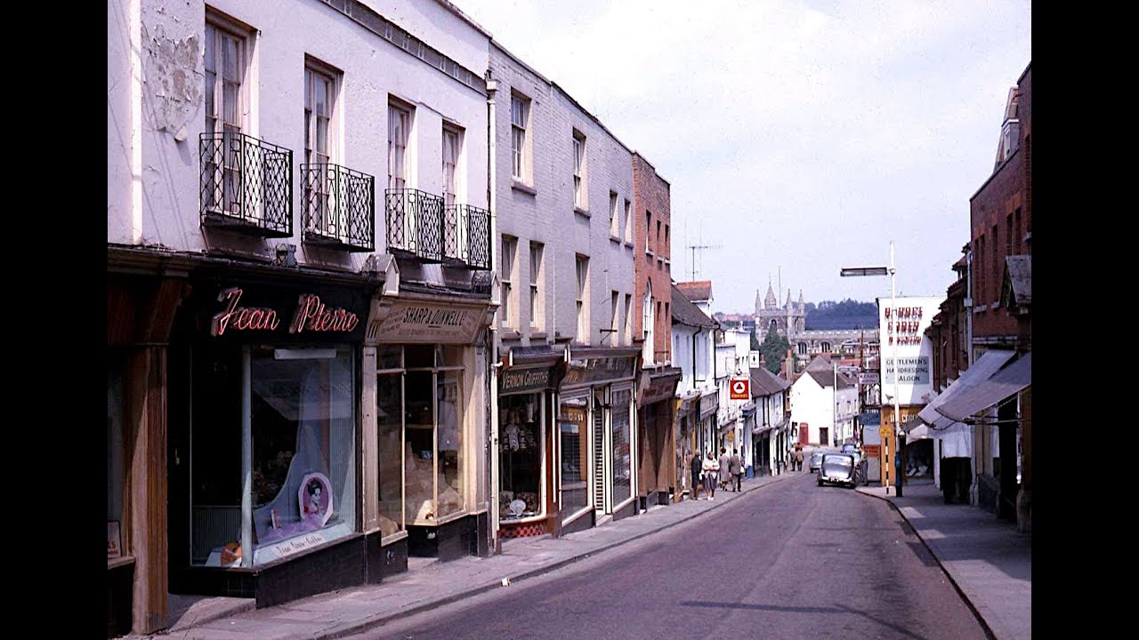 Basingstoke Shops and Building in the 1960s. Back In Time