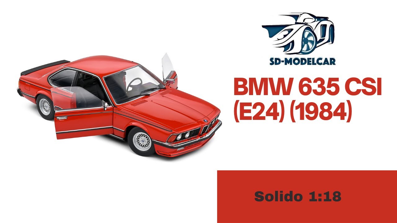 BMW 635 CSI (E24) (1984) 1:18 Solido - A Review of Timeless Luxury