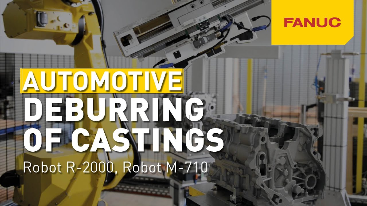Deburring of castings | FANUC & Alpine Metal Tech | GET IT DONE. TOGETHER!