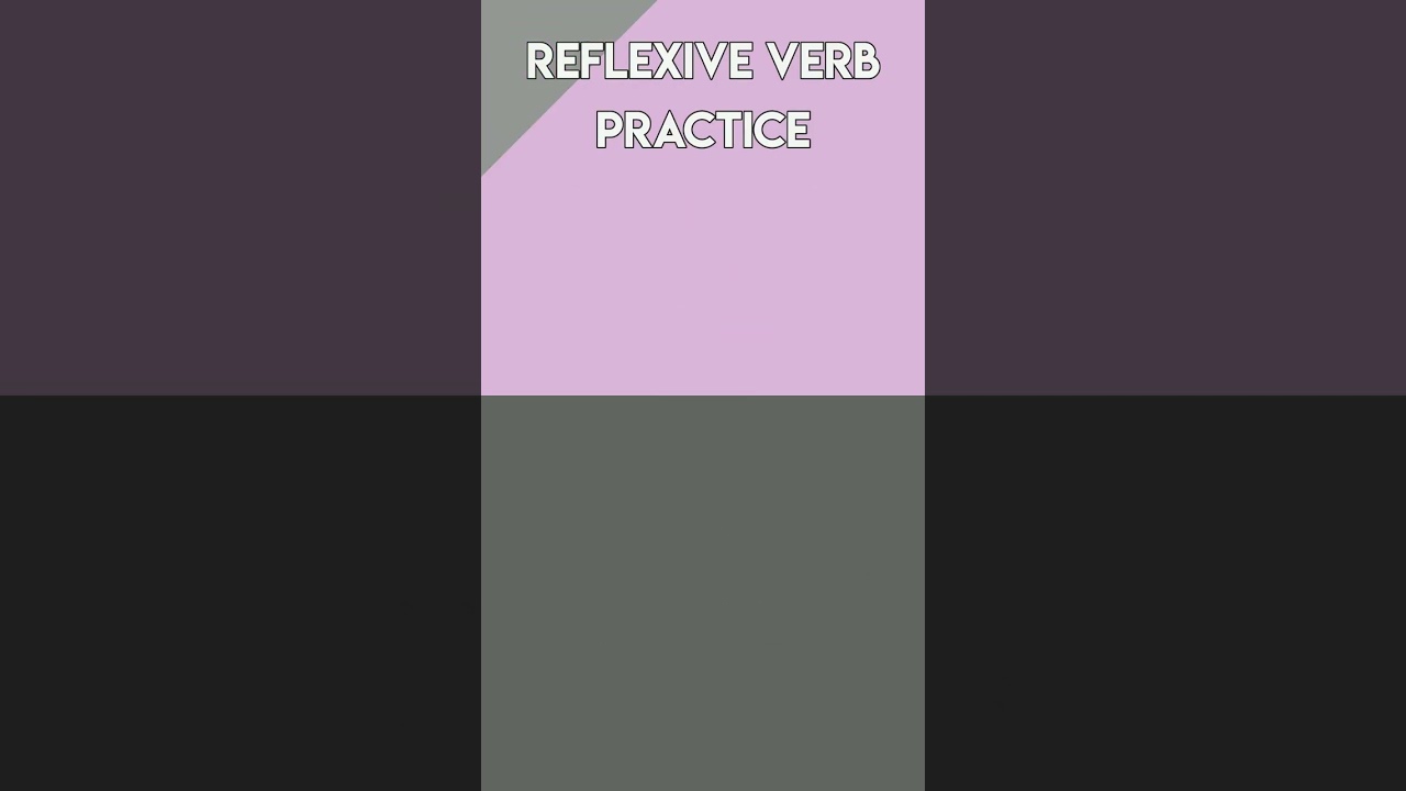 What are French Reflexive Verbs? Quick Practice!