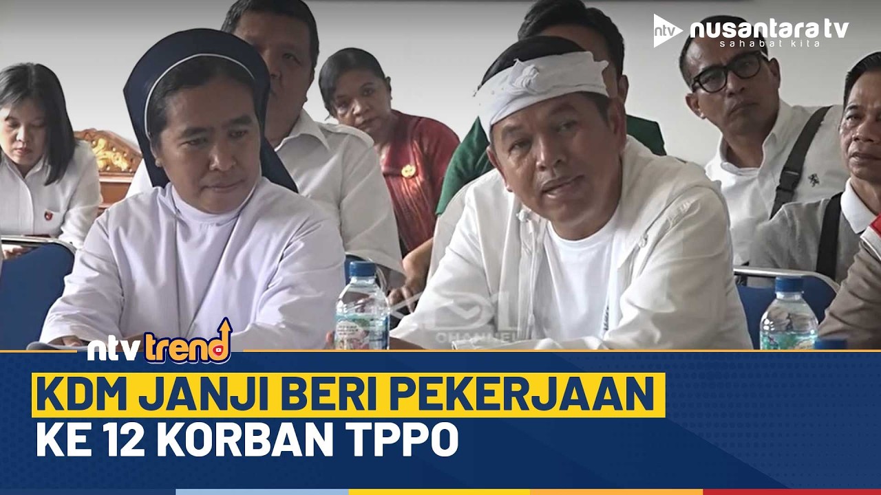Dedi Mulyadi Janji Beri Pekerjaan ke 12 Korban TPPO Jabar | NTV