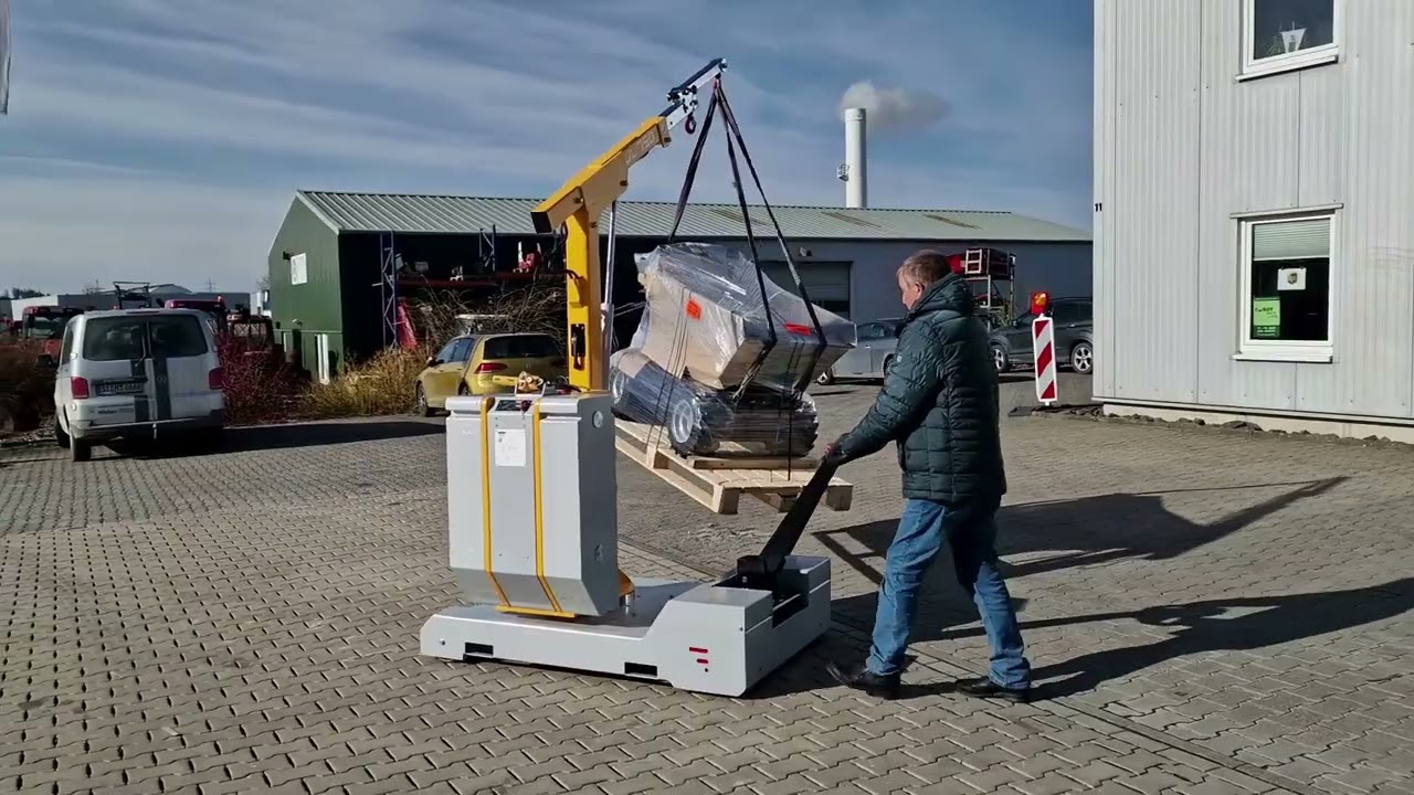 Die Funktionen, die Bedienung und die Möglichkeiten eines JustLift Kompaktkrans