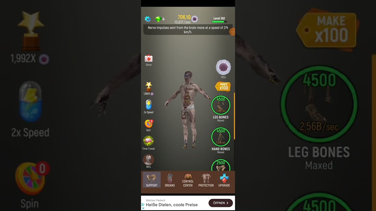 Idle human all characters