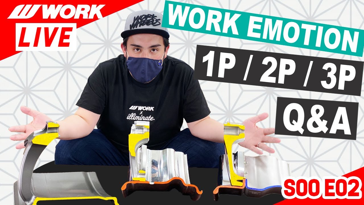 Диски серии WORK EMOTION 1P / 2P / 3P (LIVE S00E02)