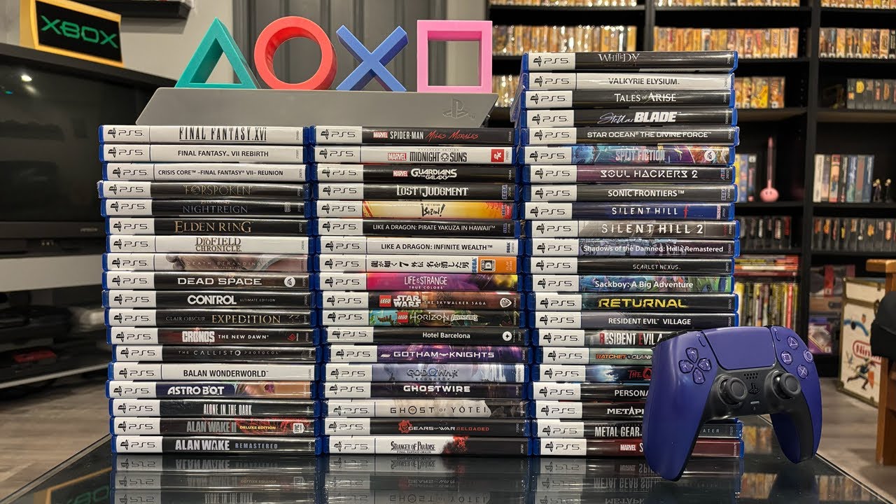 Моя коллекция игр для Sony PlayStation 5 — пять лет спустя