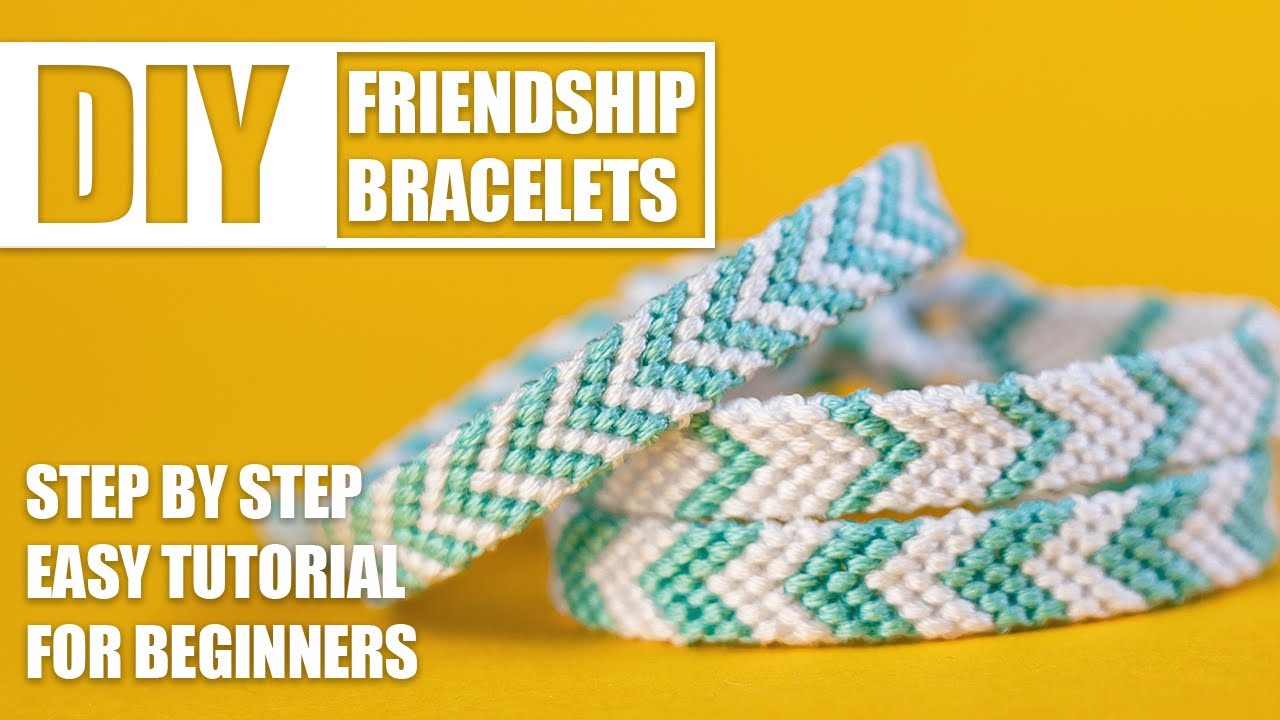 Chevron Arrowhead V Summer Friendship Bracelets Step by Step Tutorial | Easy Tutorial for Beginner