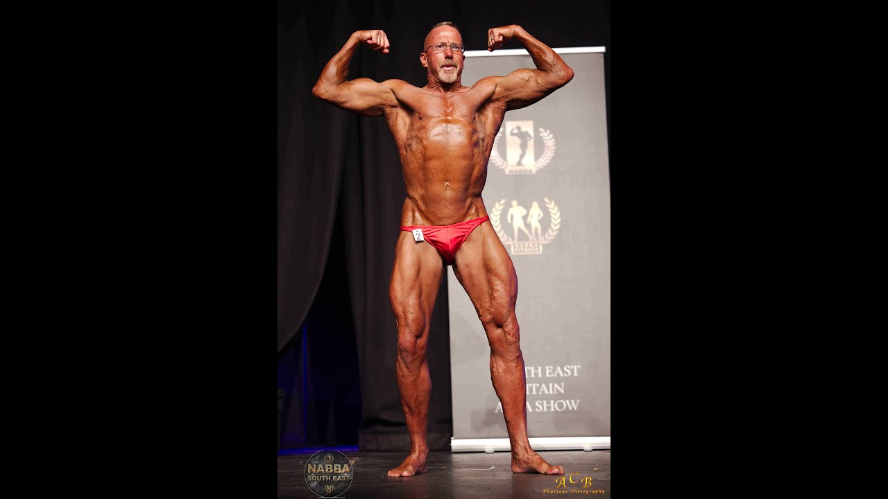 NABBA SE Masters bodybuilder over 55's Alan Howard