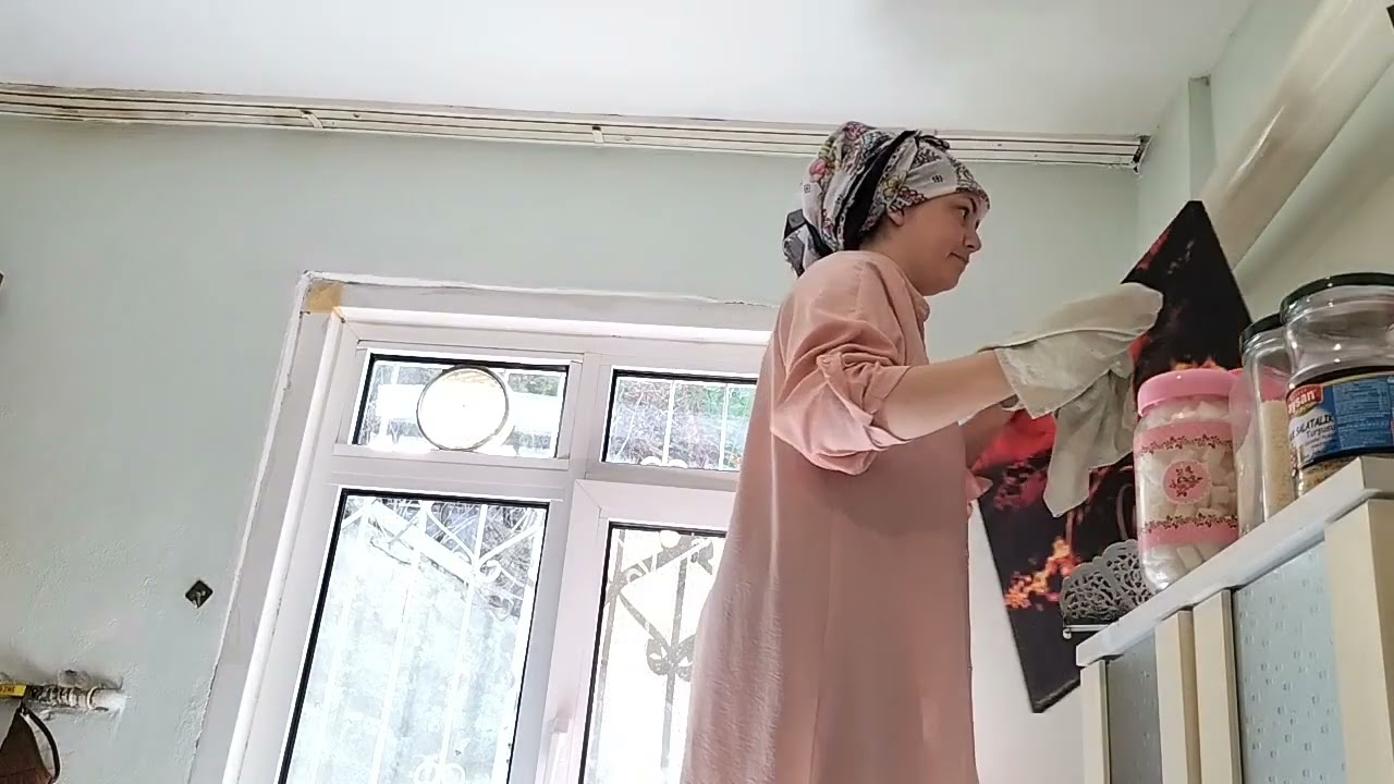 MUTFAK DUVARLARI SİLMEYE BAŞLAYALIM.@seviminyuvasiveailesi6985