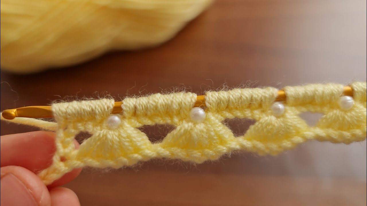 Super Easy Tunusian Knitting Model - Çok Güzel Tunus İşi Örgü Modeli