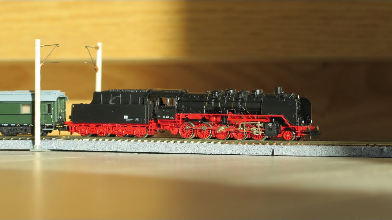 0️⃣4️⃣0️⃣ Spur N 1:160 - Baureihe 50 und 252 auf der KATO Fussbodeneisenbahn