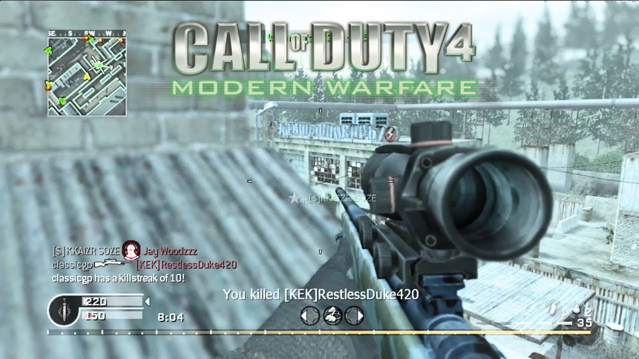 Call of Duty 4 (2007): Multiplayer Gameplay (No Commentary)