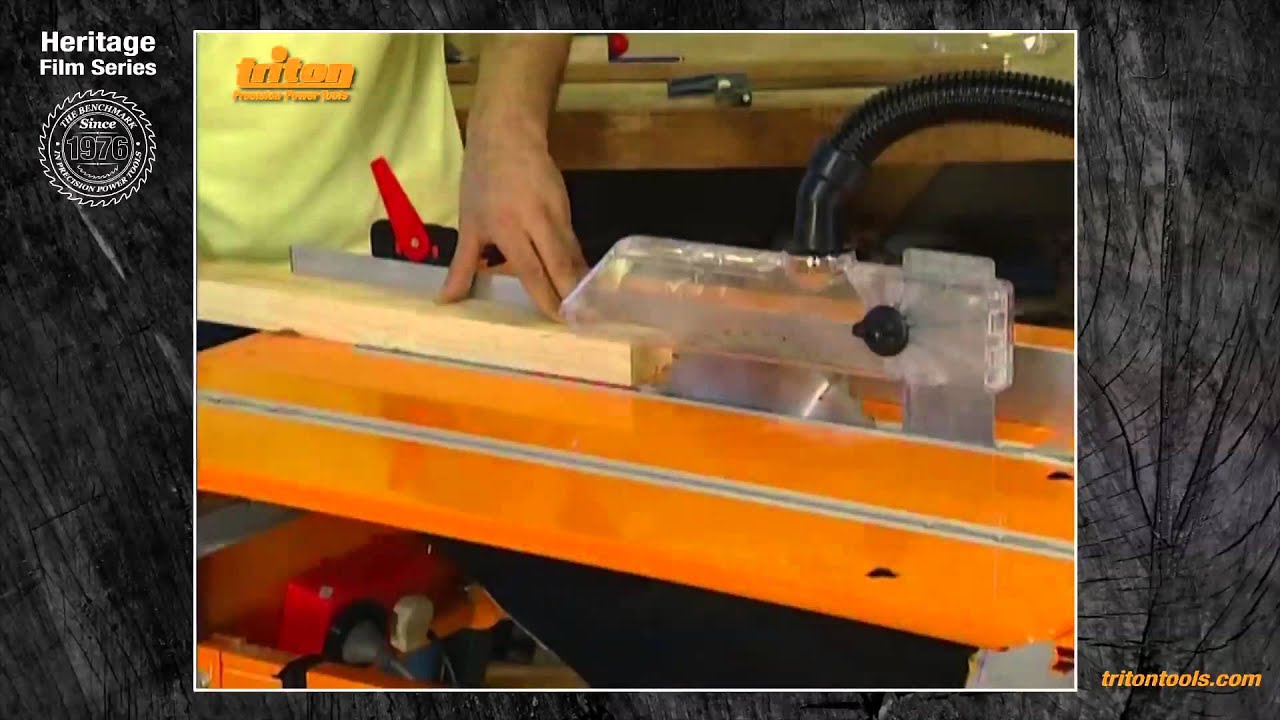 Basic Ripping With Triton Workcentre - Triton Heritage