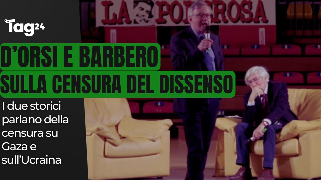 Gaza, Angelo D'Orsi e Alessandro Barbero sulla censura del dissenso su Gaza e Russia