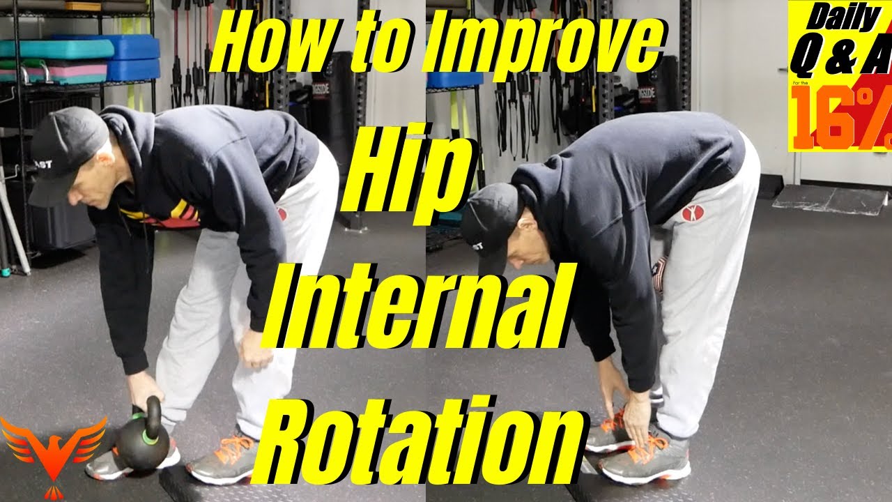 Q & A for The 16% - Improving hip internal rotation - toe touch and deadlift variations