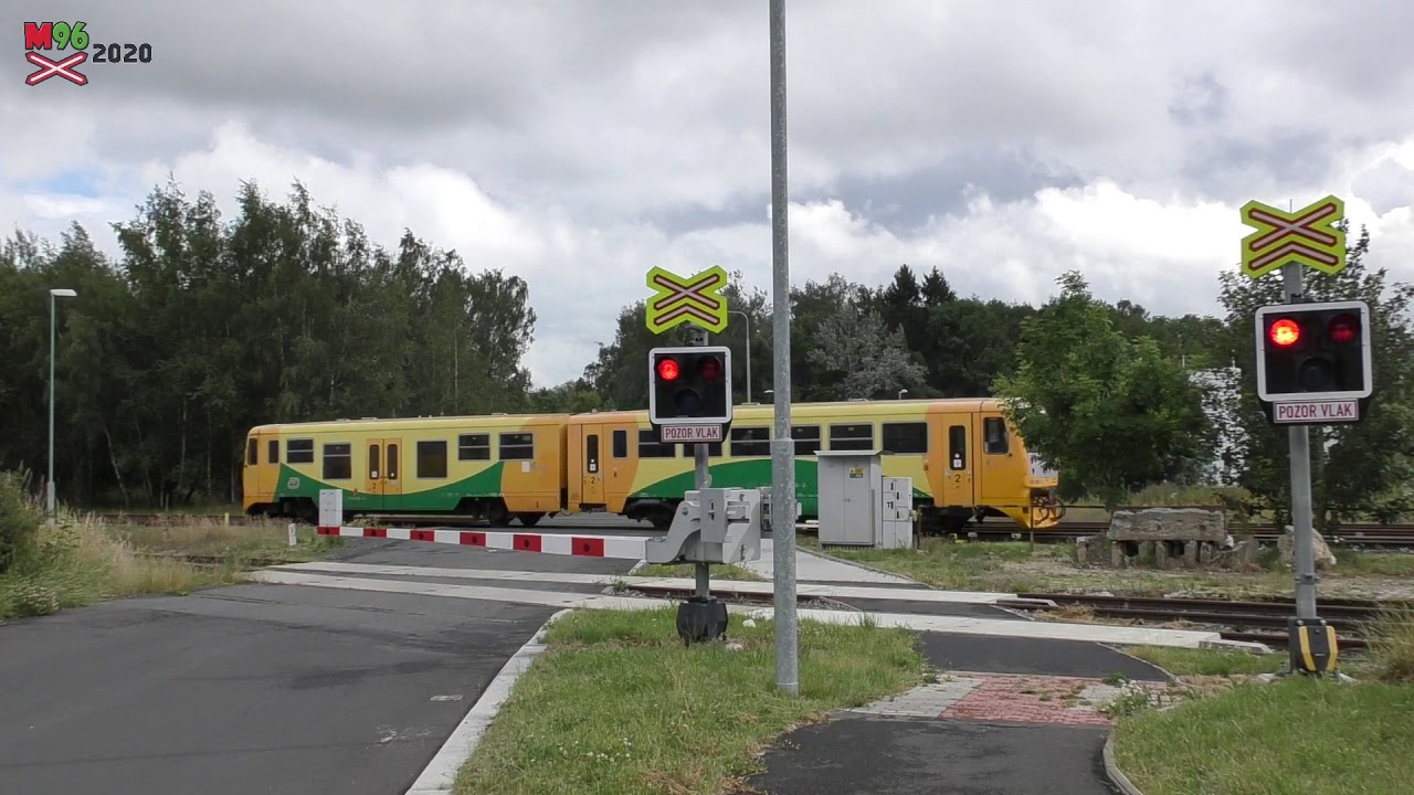 Železniční přejezd Aš - 15.7.2020 / Czech railroad crossing