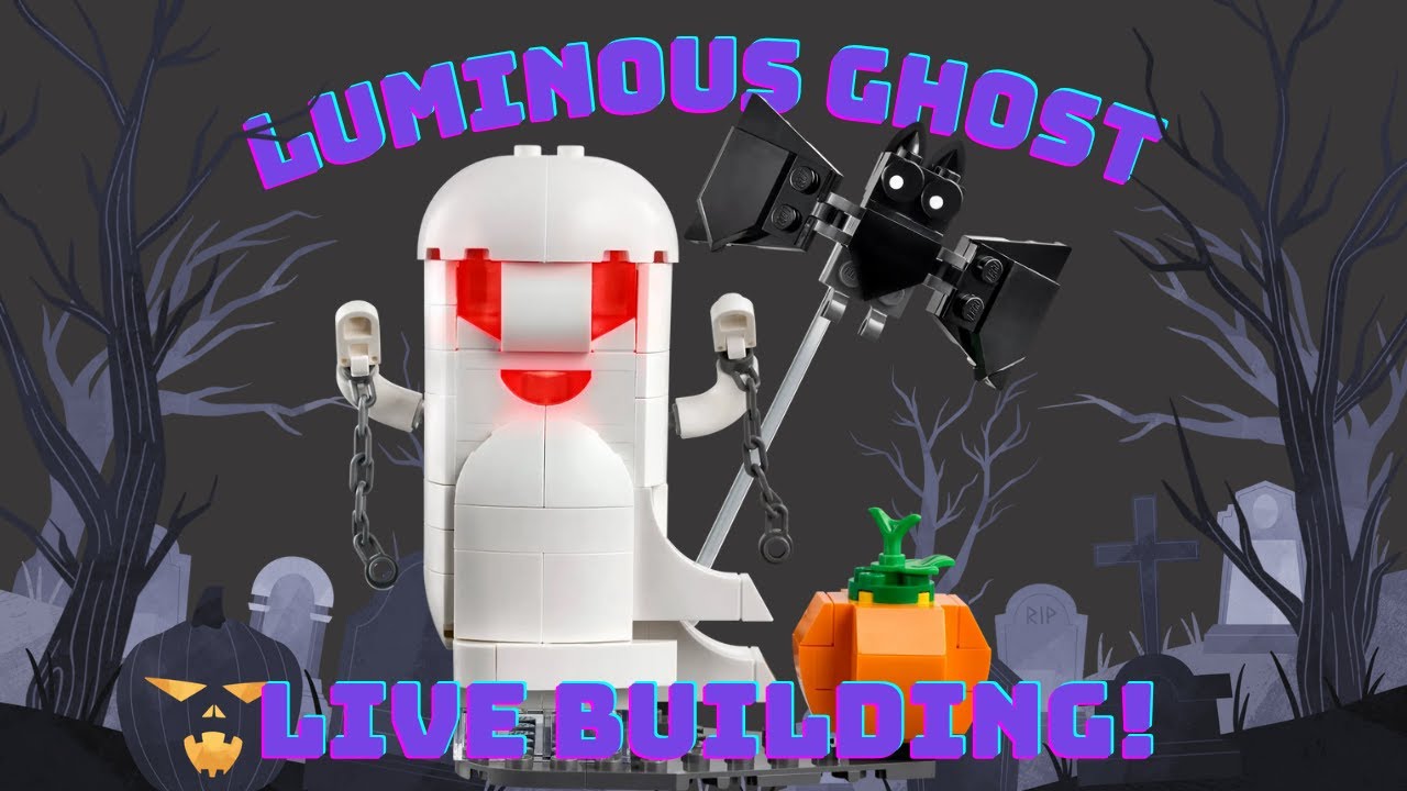🔴LIVE🔴 LEGO Creator Celebration Series: 3. Luminous Ghost GWP Building | B&C