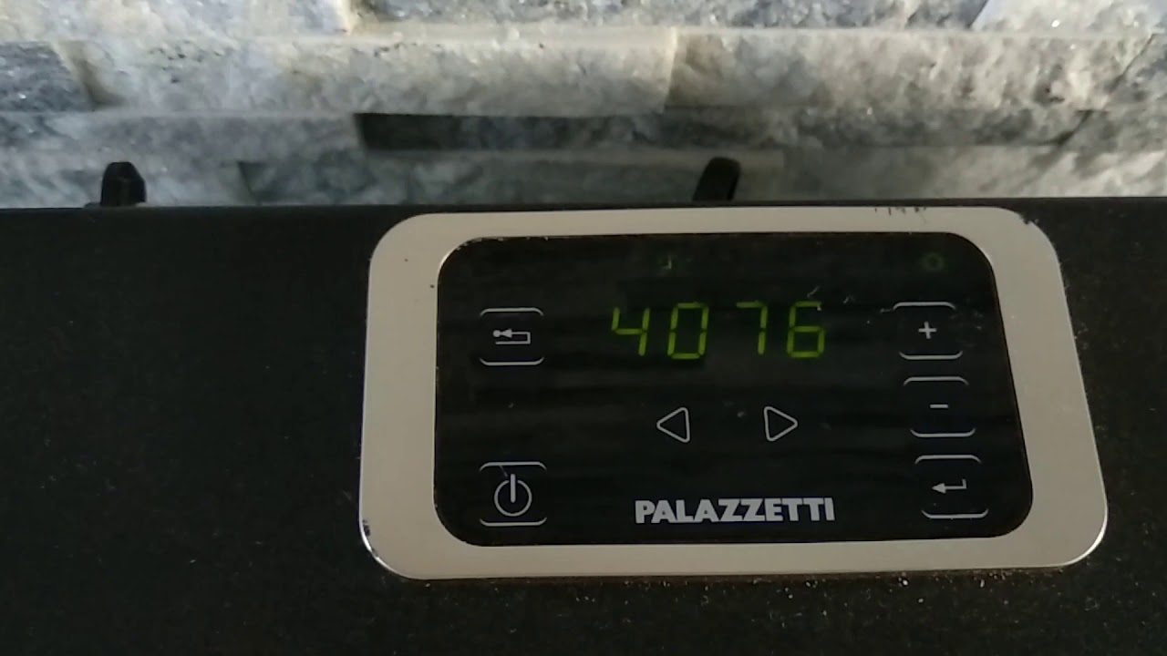 Remise a zéro compteur de maintenance poêle à pellets PALAZZETTI