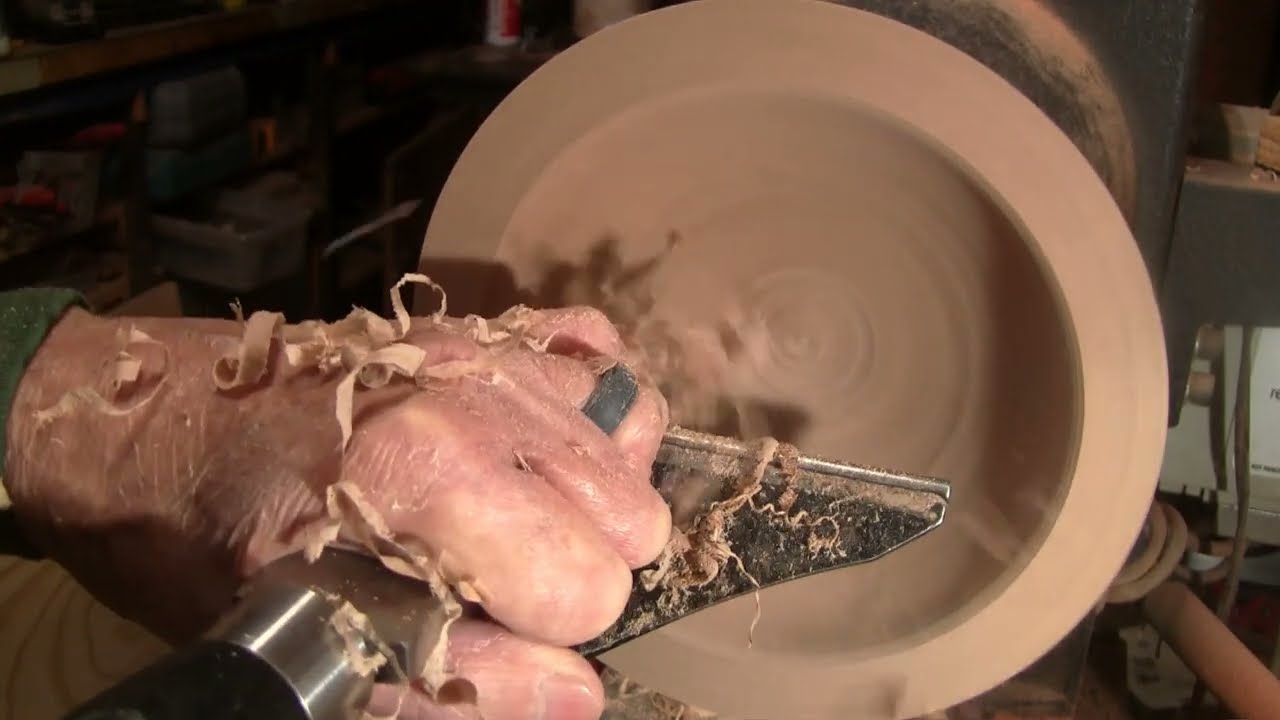 A Little Cutting with Wood Turning Scrapers