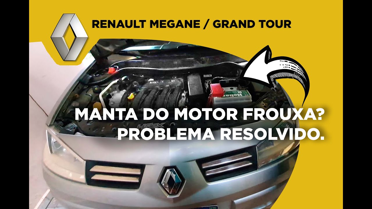 Manta Megane frouxa - PROBLEMA RESOLVIDO. #megane #meganegrandtour #renaultmegane #meganebrasil