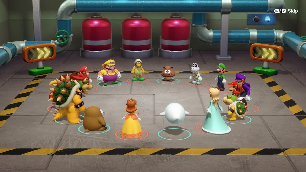 Super Mario Party - Team Minigames - Mario & Luigi vs Bowser & Bowser Jr